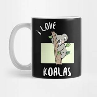 Cute Koala on tree Branch Mug